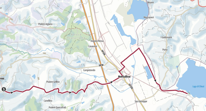 Mappe dettagliate del percorso